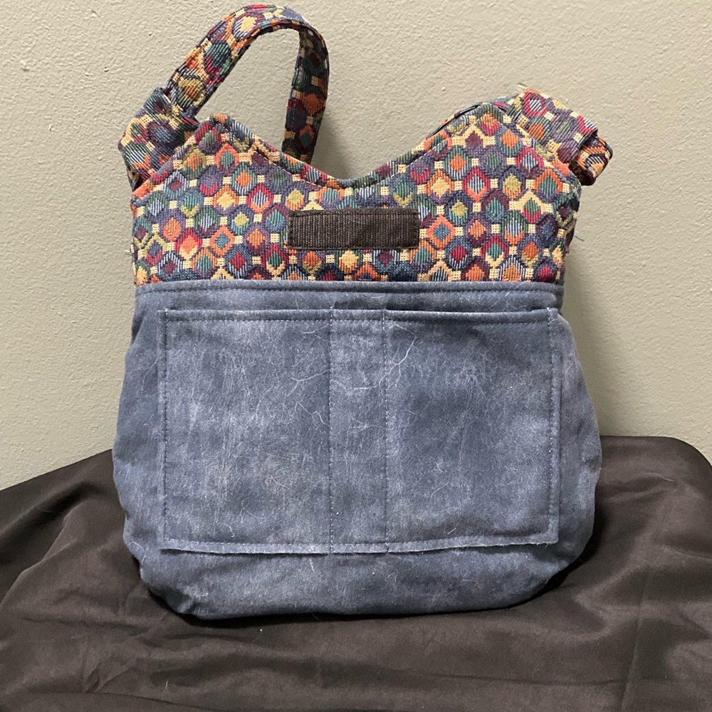 Colorful Geometric Patterned Women's Bag - Picture 3 of 4